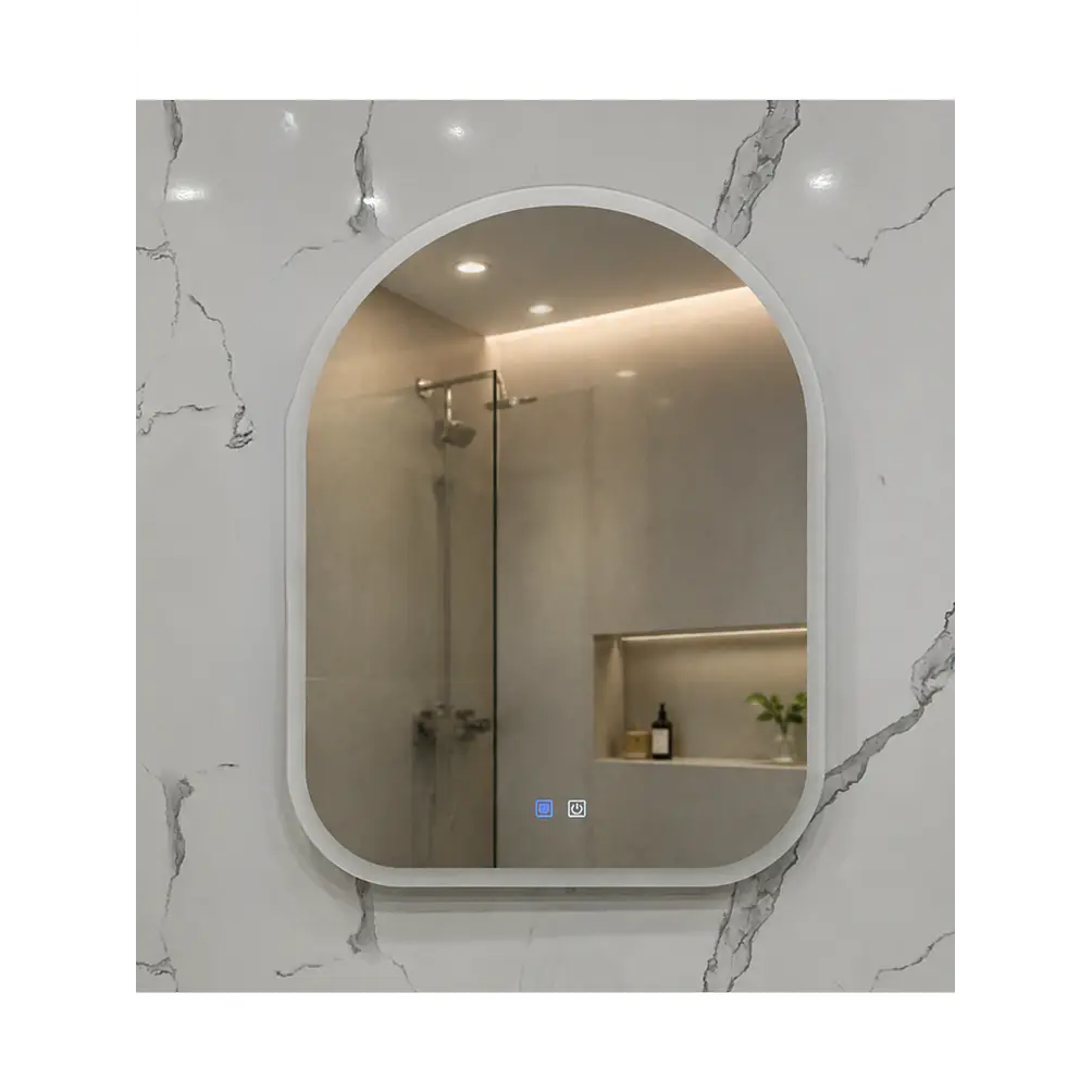 Espejo LED Para Baño Desempañante Sin Marco 70x90 cm 4