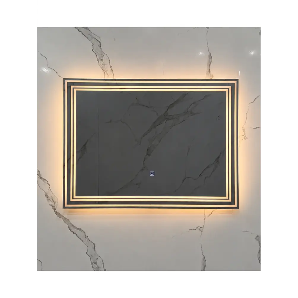 Espejo LED Rectangular Sin Marco 80x60 cm 3