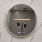 Espejo LED Para Baño Desempañante Con Reloj Digital Sin Marco 80 cm - Miniatura 4