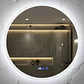 Espejo LED Para Baño Desempañante Con Reloj Digital Sin Marco 80 cm - Miniatura 2