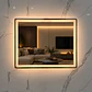 Espejo LED Rectangular Sin Marco 80x60 cm - Miniatura 3