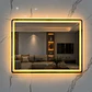 Espejo LED Rectangular Sin Marco 80x60 cm - Miniatura 1