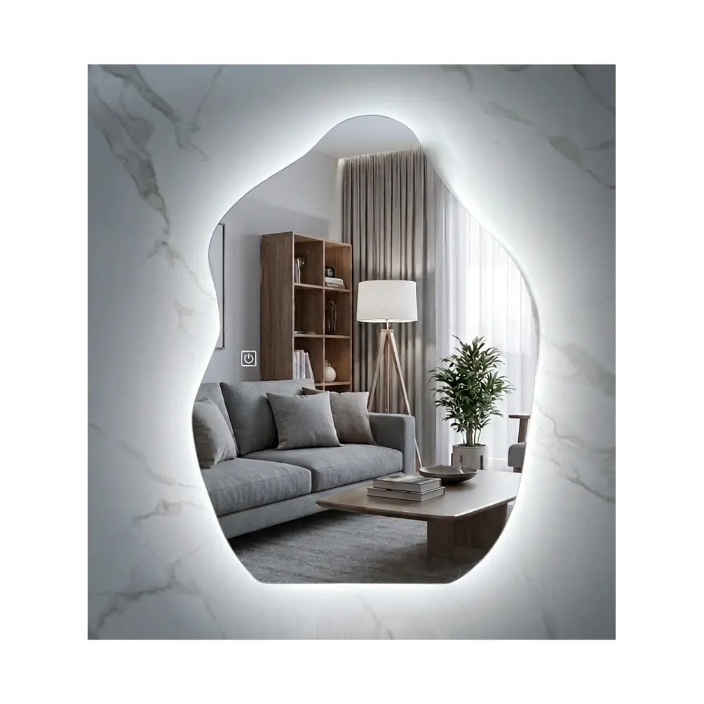 Espejo LED Irregular Sin Marco 70x90 cm 2