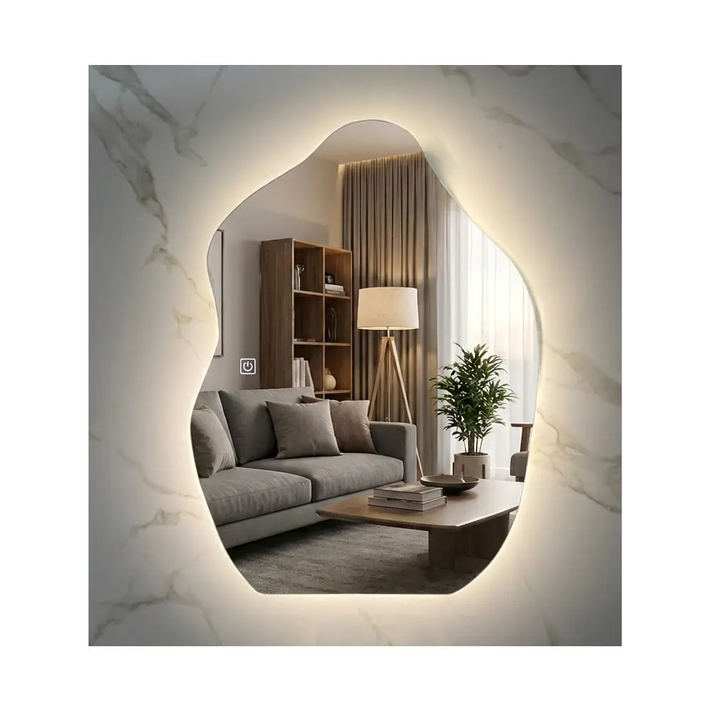 Espejo LED Irregular Sin Marco 70x90 cm 3