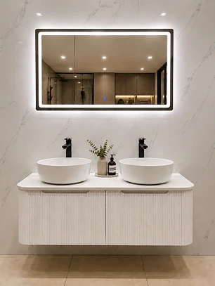 Mueble Vanitario Flotante 120 cm BLANCO