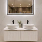 Vanitorio Flotante Completo Blanco 120 cm Con Espejo LED - Miniatura 1