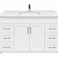 Mueble Vanitario a Piso 122 cm Blanco - Miniatura 1