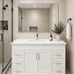 Mueble Vanitario a Piso 122 cm Blanco - Miniatura 2