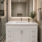 Mueble Vanitario a Piso 122 cm Blanco - Miniatura 3