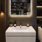 Mueble Vanitorio Con Espejo 80cm Blanco - Miniatura 1