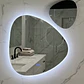  Espejo LED Para Baño Desempañante Sin Marco 70x90 cm Mas Espejo Pequeño - Miniatura 2