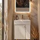  Mueble Vanitorio Con Espejo 50cm BLANCO - Miniatura 1