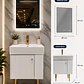  Mueble Vanitorio Con Espejo 50cm BLANCO - Miniatura 2