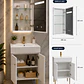  Mueble Vanitorio Con Espejo 50cm BLANCO - Miniatura 3
