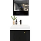 Mueble Vanitorio Con Espejo 50cm NEGRO - Miniatura 2