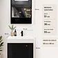 Mueble Vanitorio Con Espejo 50cm NEGRO - Miniatura 3