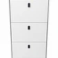 Mueble Zapatero Blanco con Negro (106 × 60 × 24 cm) - Miniatura 2
