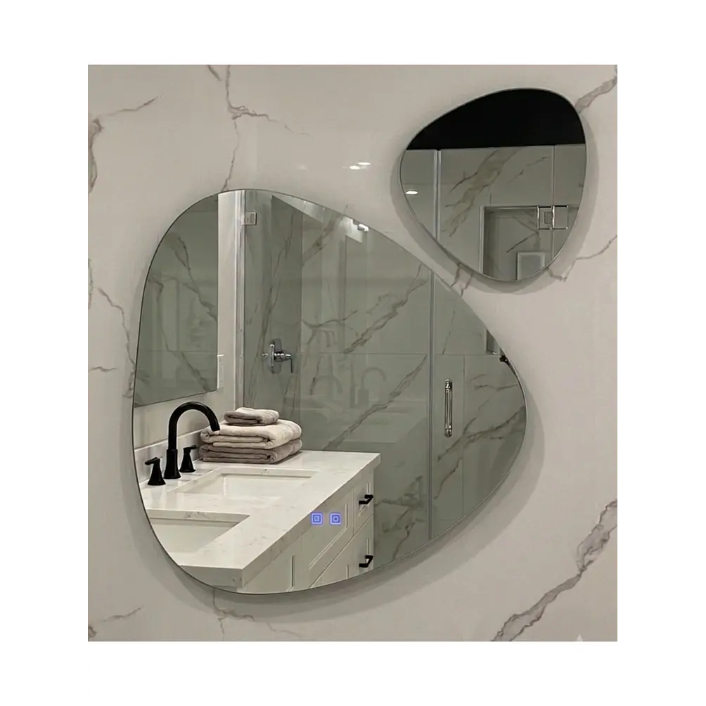  Espejo LED Para Baño Desempañante Sin Marco 70x90 cm Mas Espejo Decorativo Pequeño 4