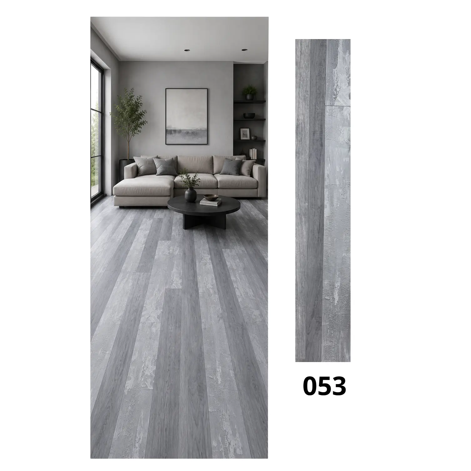 Piso Vinílico SPC 5 mm 19x122.4 cm 2.5 m2 1