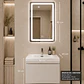 Vanitorio Flotante Completo Blanco 60 cm Con Espejo LED - Miniatura 2