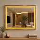 Espejo LED Rectangular Bronce 80x60 cm - Miniatura 1