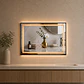Espejo LED Rectangular Black 80x60 cm - Miniatura 1