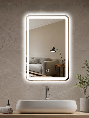 Espejo Led Sin Marco 50x70 cm
