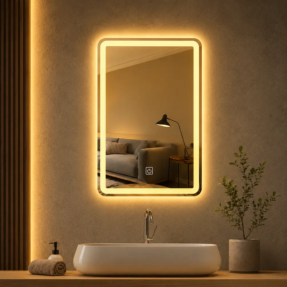 Espejo Led Sin Marco 50x70 cm 2