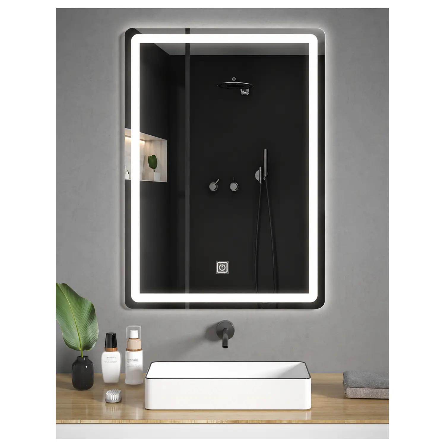 Espejo LED Vertical Sin Marco 60x80 cm  1
