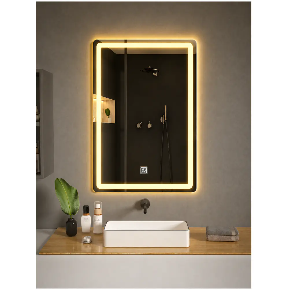 Espejo LED Vertical Sin Marco 60x80 cm  2