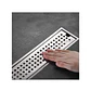 Rejilla de Desagüe Lineal cuadradas para Ducha de Acero Inoxidable 20cmx8cm - Miniatura 3
