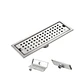 Rejilla de Desagüe Lineal cuadradas para Ducha de Acero Inoxidable 20cmx8cm - Miniatura 1