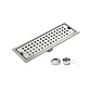 Rejilla de Desagüe Lineal cuadradas para Ducha de Acero Inoxidable Premium  20cmx8cm - Miniatura 1