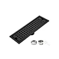 Rejilla de Desagüe Lineal  para Ducha de Acero Inoxidable Negro Mate Premium 20cmx10cm - Miniatura 1