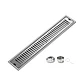 Rejilla de Desagüe Lineal para Ducha de Acero Inoxidable Premium 60cmx10cm - Miniatura 1