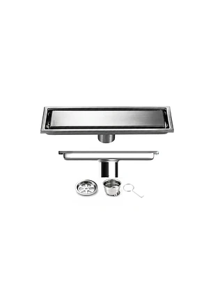 Rejilla de Desagüe para Ducha de Acero Inoxidable Premium 20cmx10cm