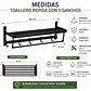 Set de Accesorios para Baño de Aluminio Negro Mate 5 Piezas - Miniatura 4