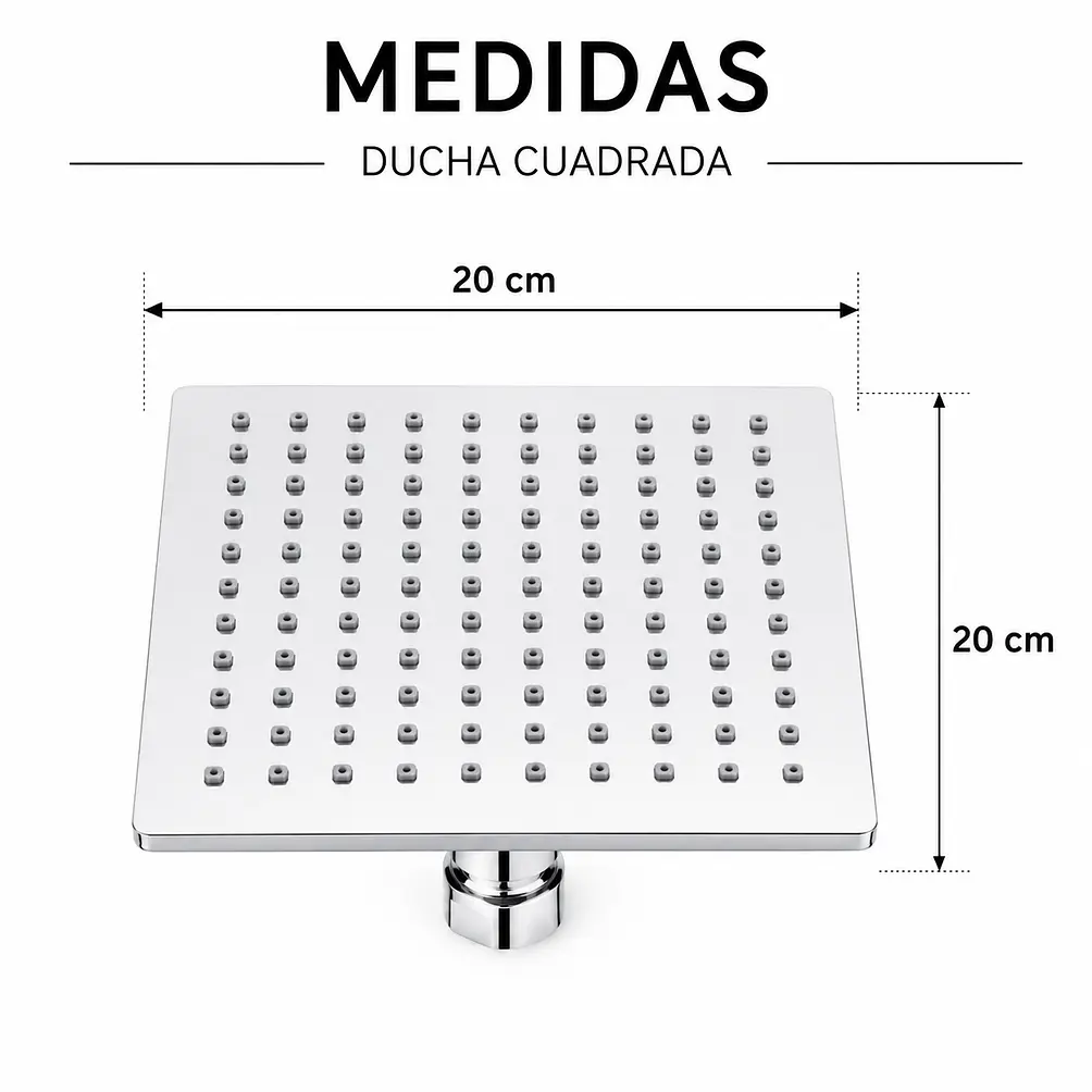 Set de Ducha con Monomando Cromado Premium  3