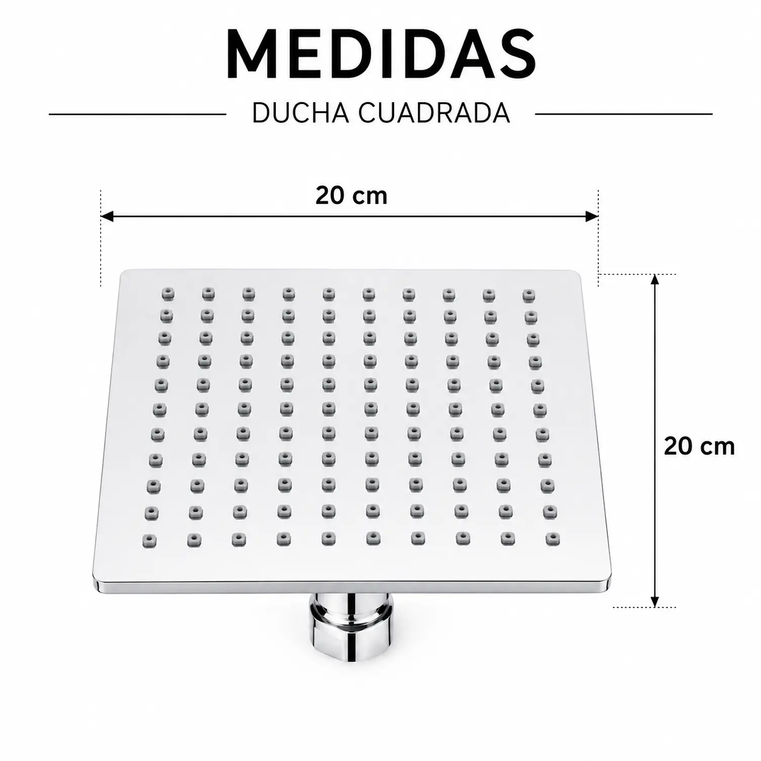Set de Ducha con Monomando Cromado Premium  3