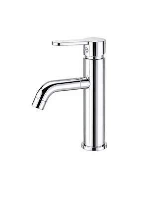 Llave Monomando Para Lavamanos Plateado