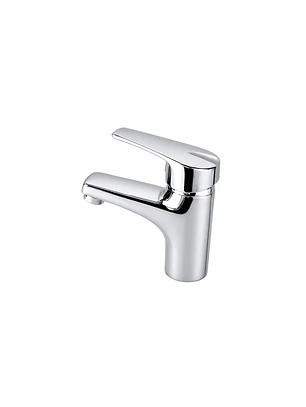  Llave Monomando Para Lavamanos Plateada Pequeña