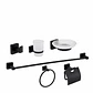 Set de Accesorios para Baño Acero Inoxidable Negro Mate 6 Piezas - Miniatura 2