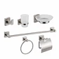 Set de Accesorios para Baño Acero Inoxidable 6 Piezas - Miniatura 2