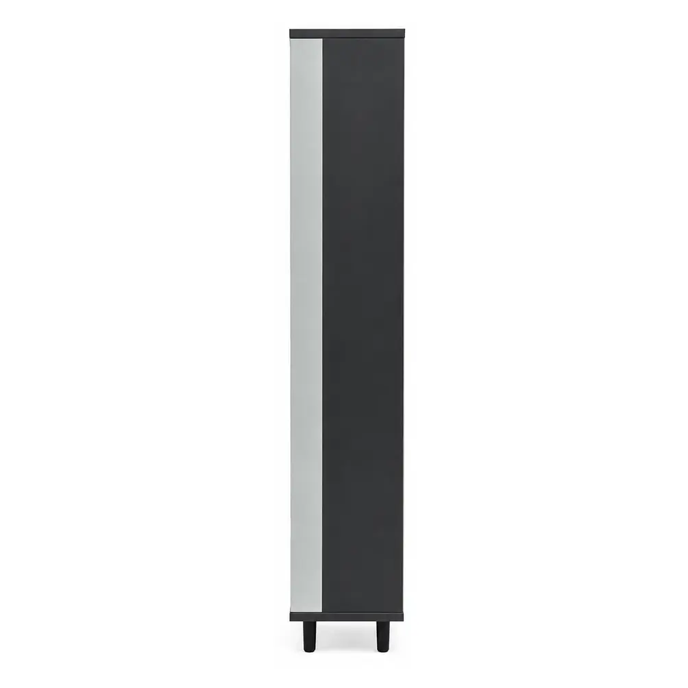 Mueble Zapatero Organizador 3 Niveles Blanco Con Gris Oscuro 118x60x17 cm 6