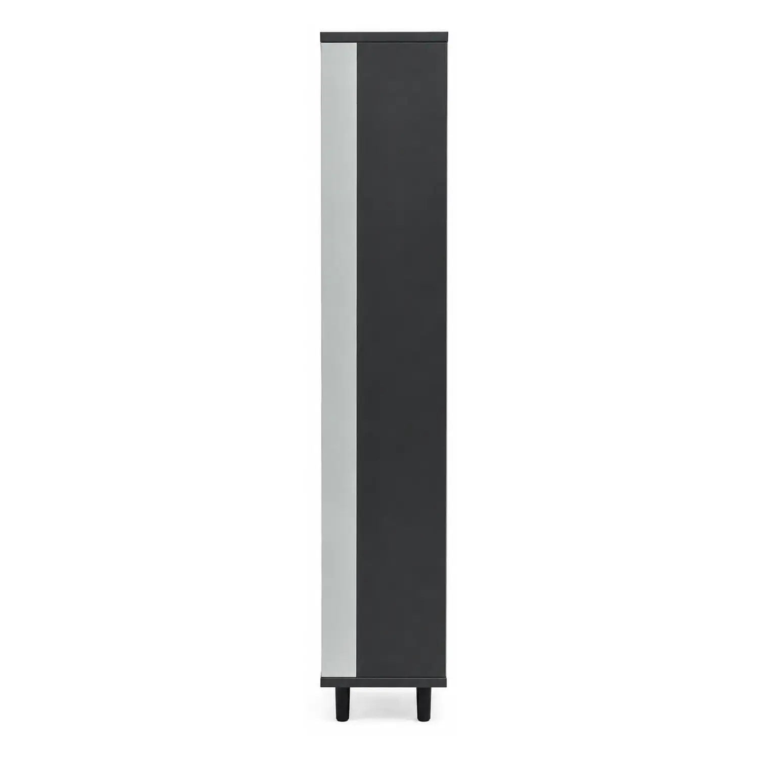 Mueble Zapatero Organizador 3 Niveles Blanco Con Gris Oscuro 118x60x17 cm 6
