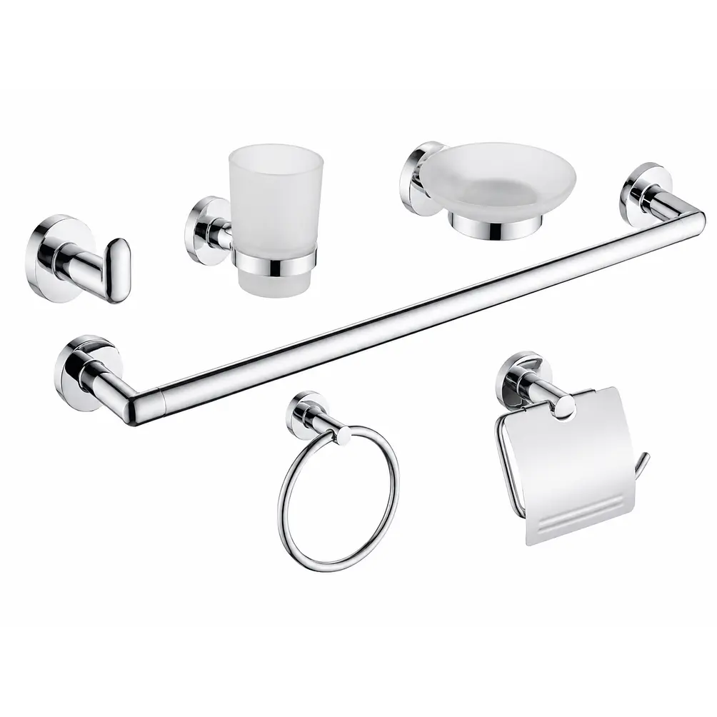 Set de Accesorios para Baño Acero Inoxidable 6 Piezas 2