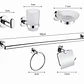 Set de Accesorios para Baño Acero Inoxidable 6 Piezas - Miniatura 3