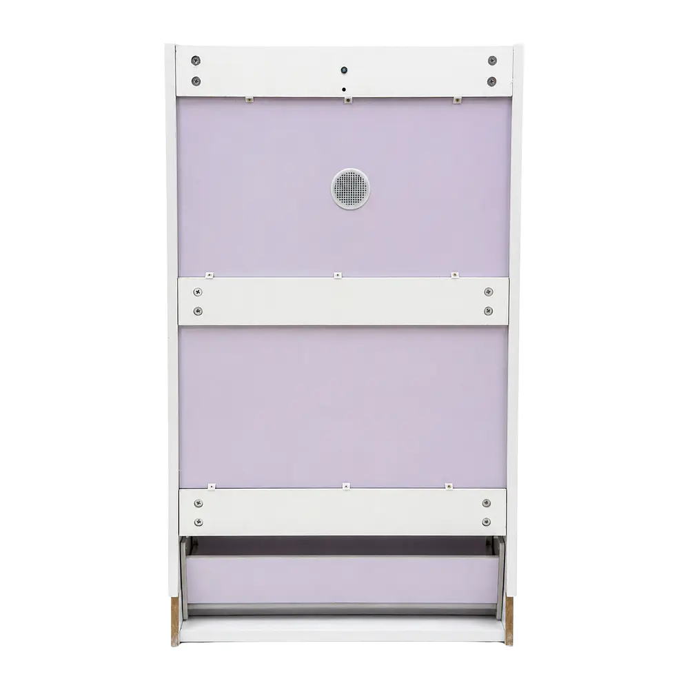 Mueble Zapatero Organizador 3 Niveles Blanco 108x60x17 cm 5