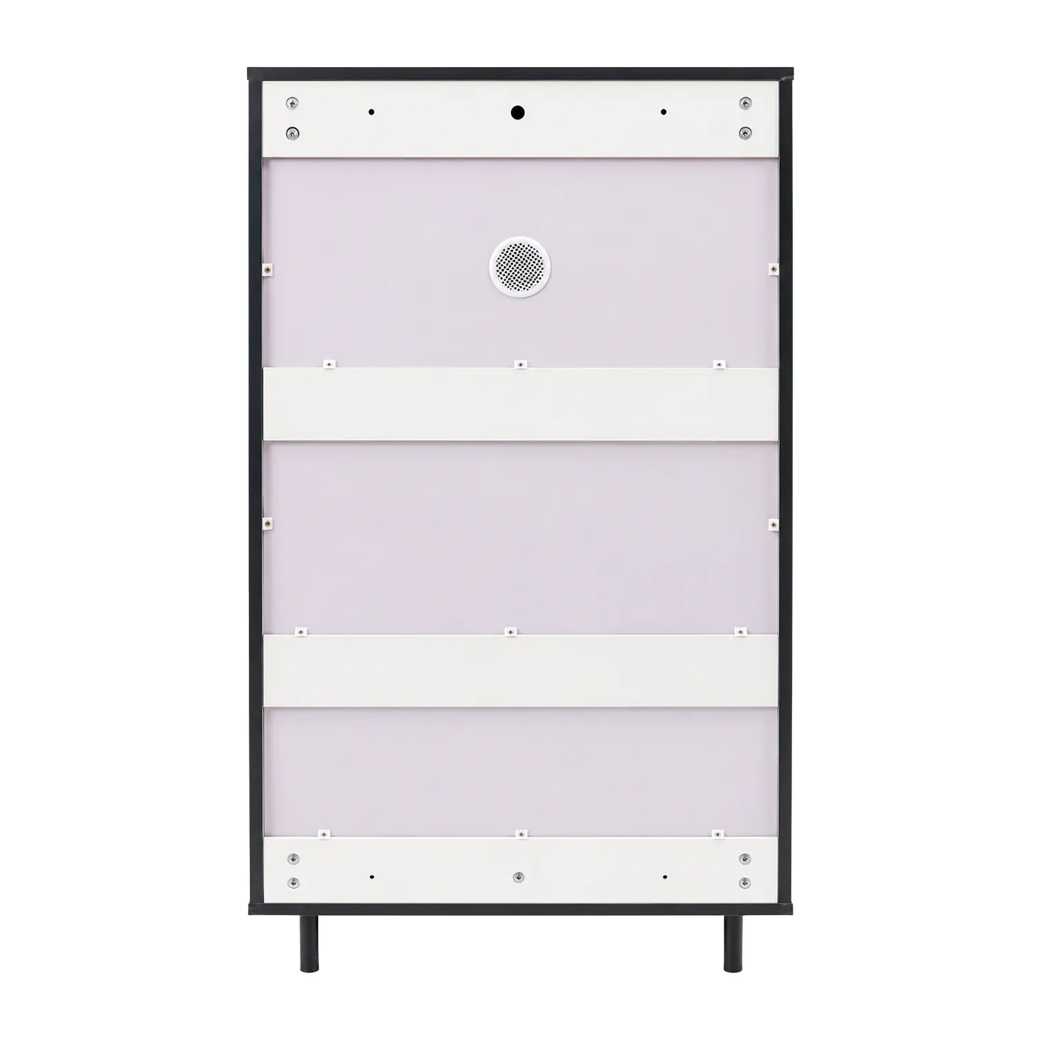 Mueble Zapatero Organizador 3 Niveles Blanco Con Gris Oscuro 118x60x24 cm 6
