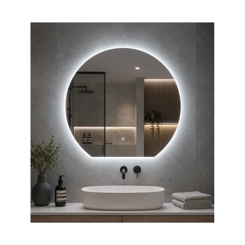 Espejo Led Menguante L12 Sin Marco 70x80 cm 2